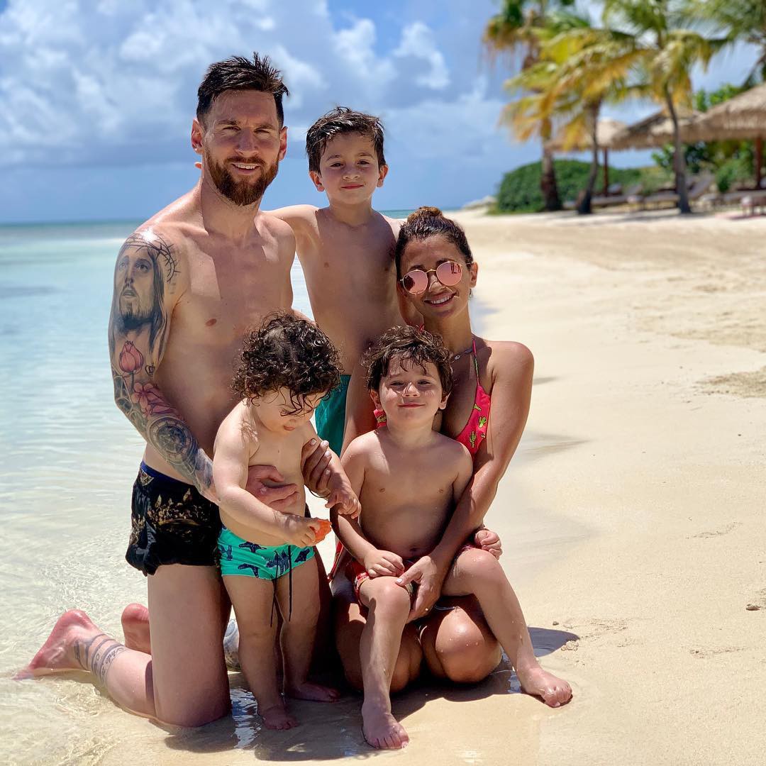 Messi cùng gia đình