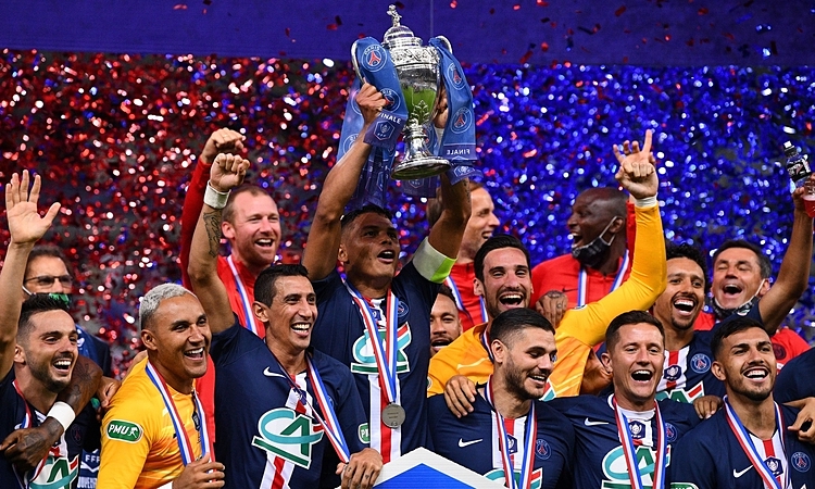 PSG hạ Monaco đăng quang Cúp Quốc gia Pháp